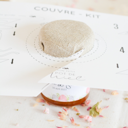 Couvercle en Tissu pour Petits Pots de 40g