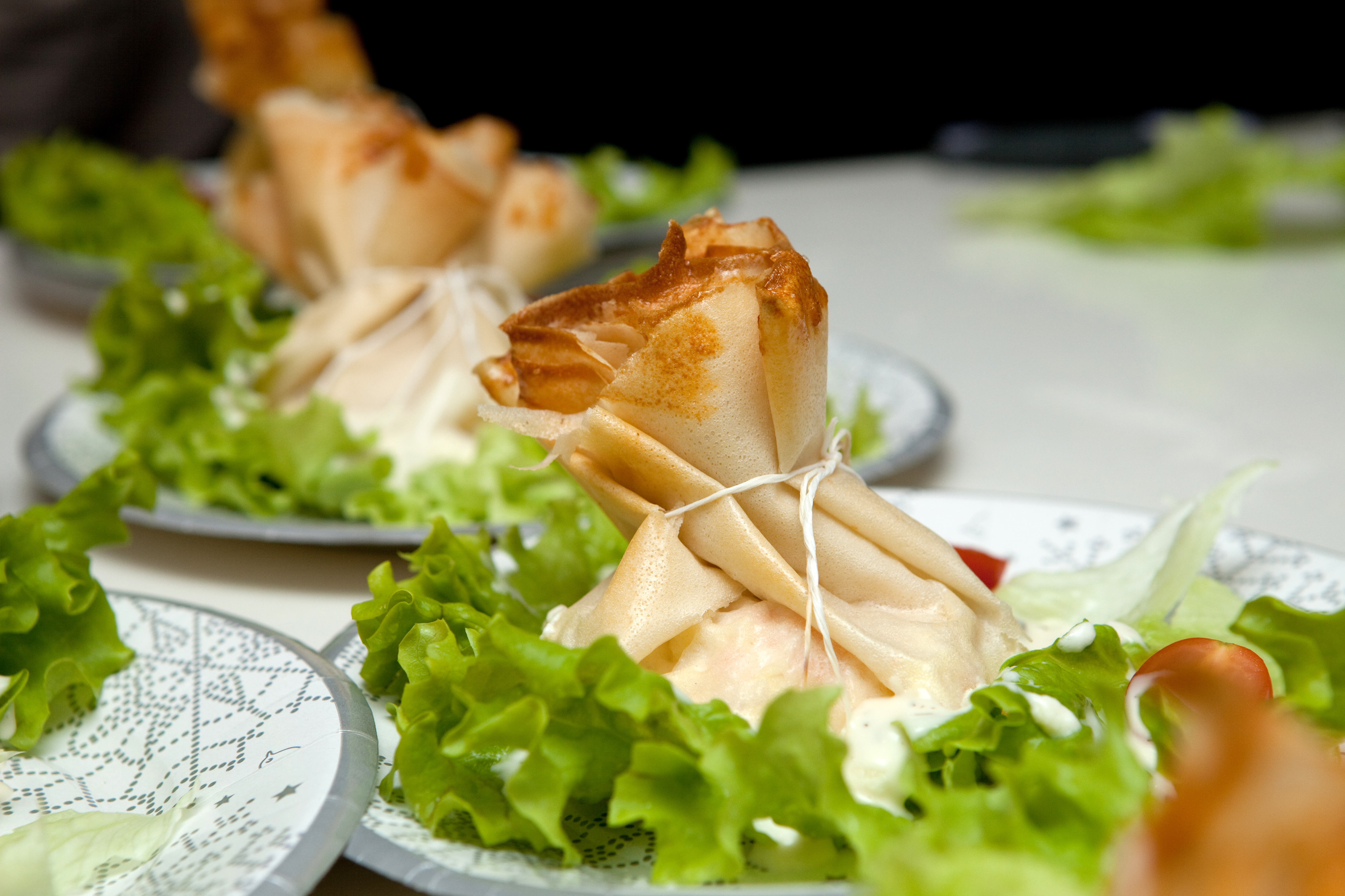 Recette de Printemps : Aumônières de fromage de chèvre au miel de lavande
