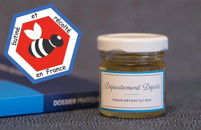 Idée de cadeau d'entreprise pour séminaire - offrez des petits pots de miel personnalisés