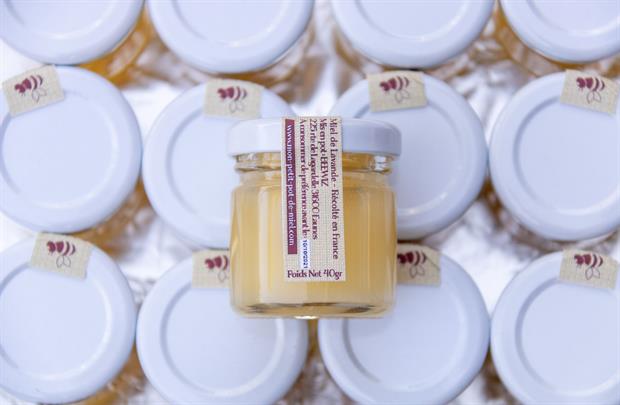 la contre étiquette des Petits Pots de Miel - Produit récolté en France