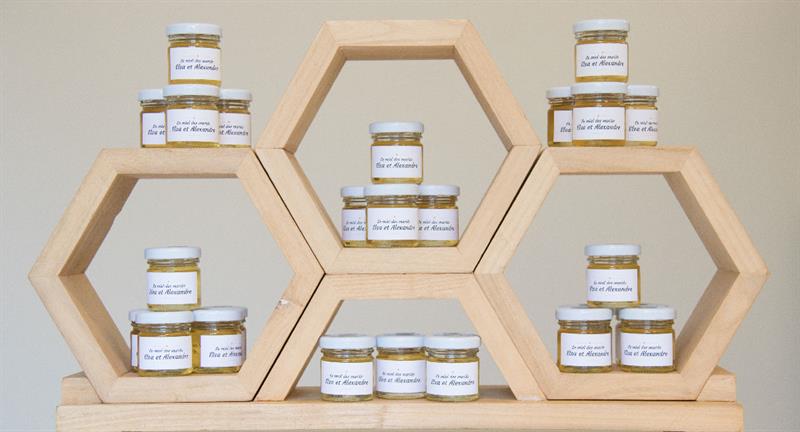 Cadeau d'invite personnalisable- le miel des mariés