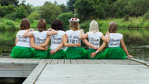 Equipe de la future mariée EVJF