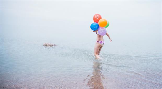 anniversaire au bord de la mer