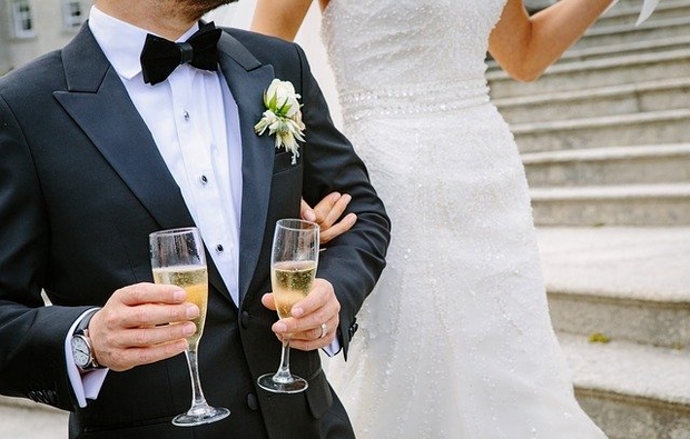 champagne pour un mariage
