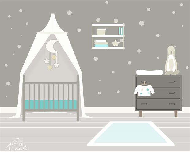illustration chambre de bebe MPPM