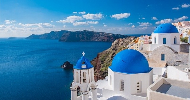 vue de Santorin