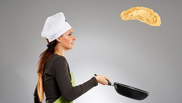 Faire sauter des crêpes