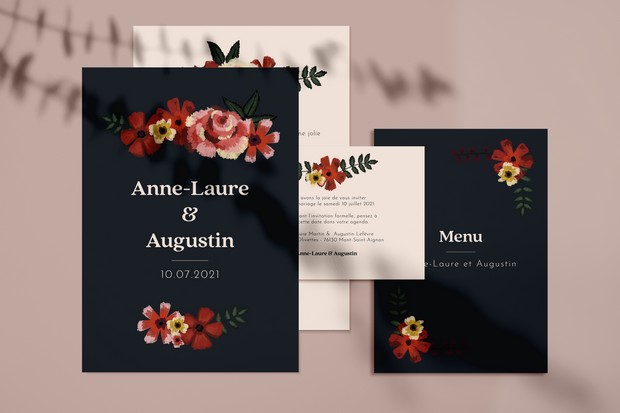 exemple de faire part de mariage