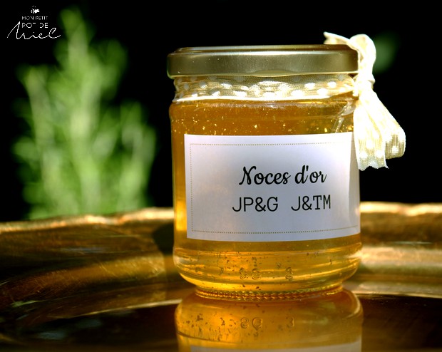 cadeau d'invité pour des noces d'Or