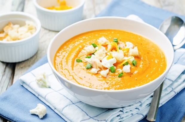 recette de la soupe de patates douces au miel de châtaignier et au curry : recette de Mon Petit Pot de miel