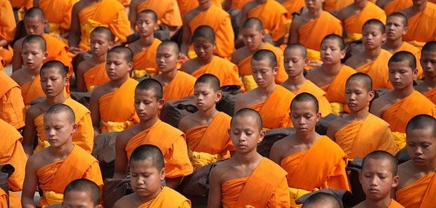 Moines en Thailande
